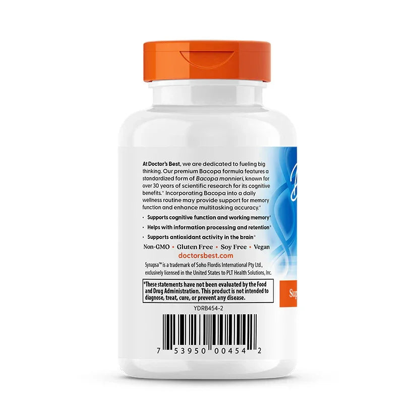 Bacopa monnieri Synapsa™ supplement in verpakking