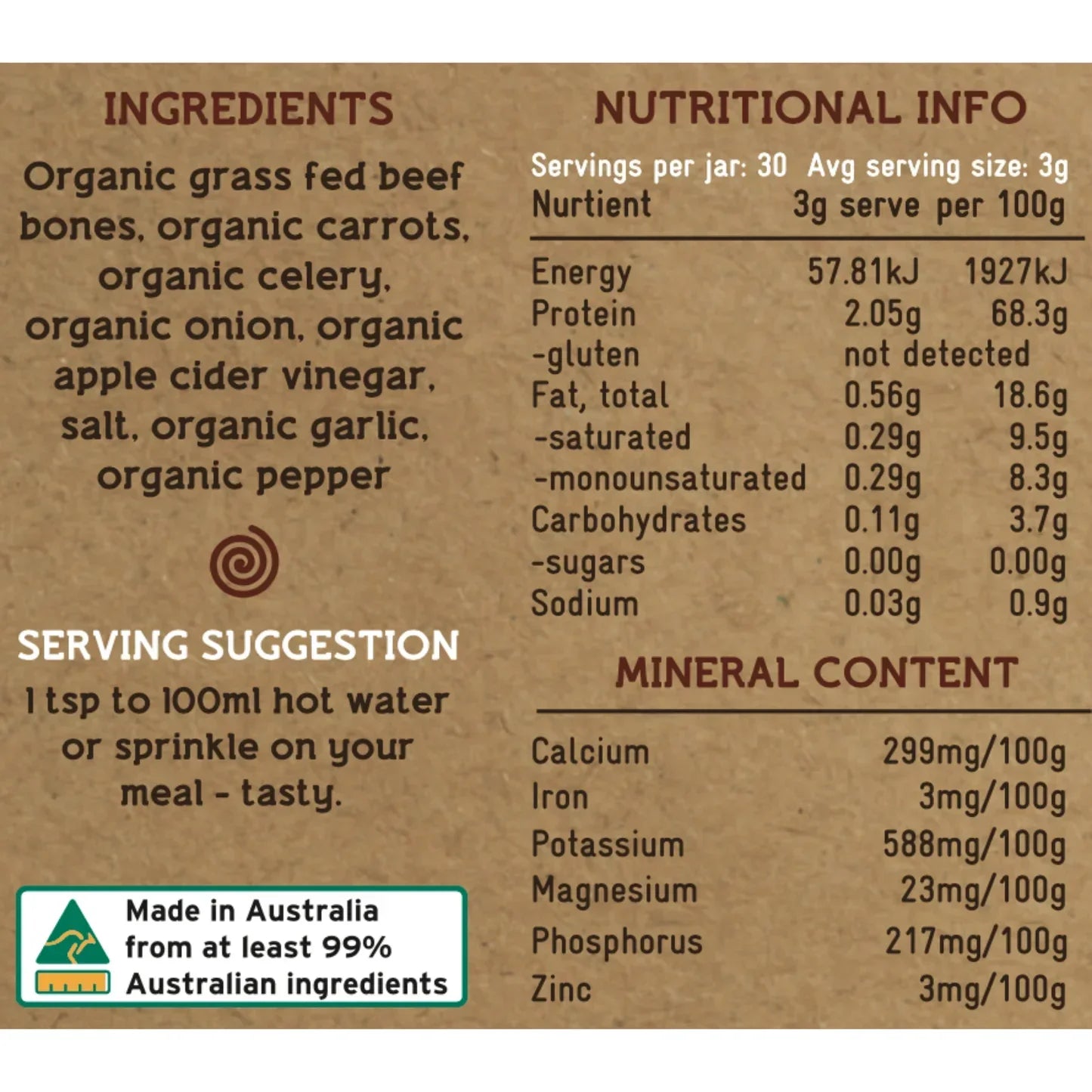 Knochenbrühe – Weiderind – 90 Gramm