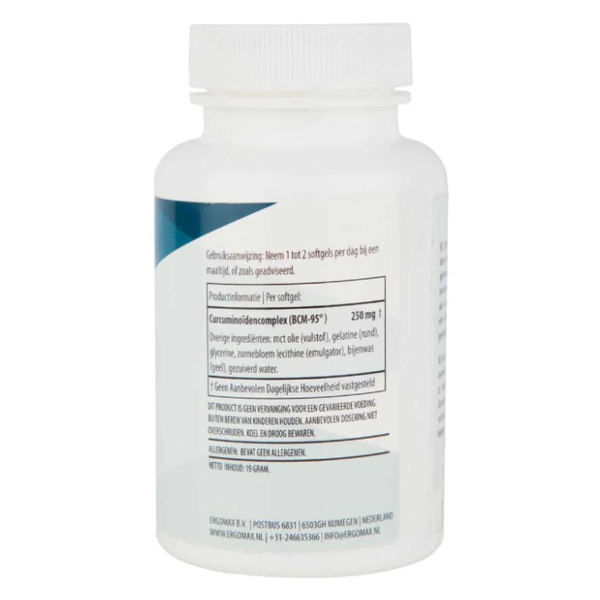 Curcuma BCM-95® supplement in verpakking