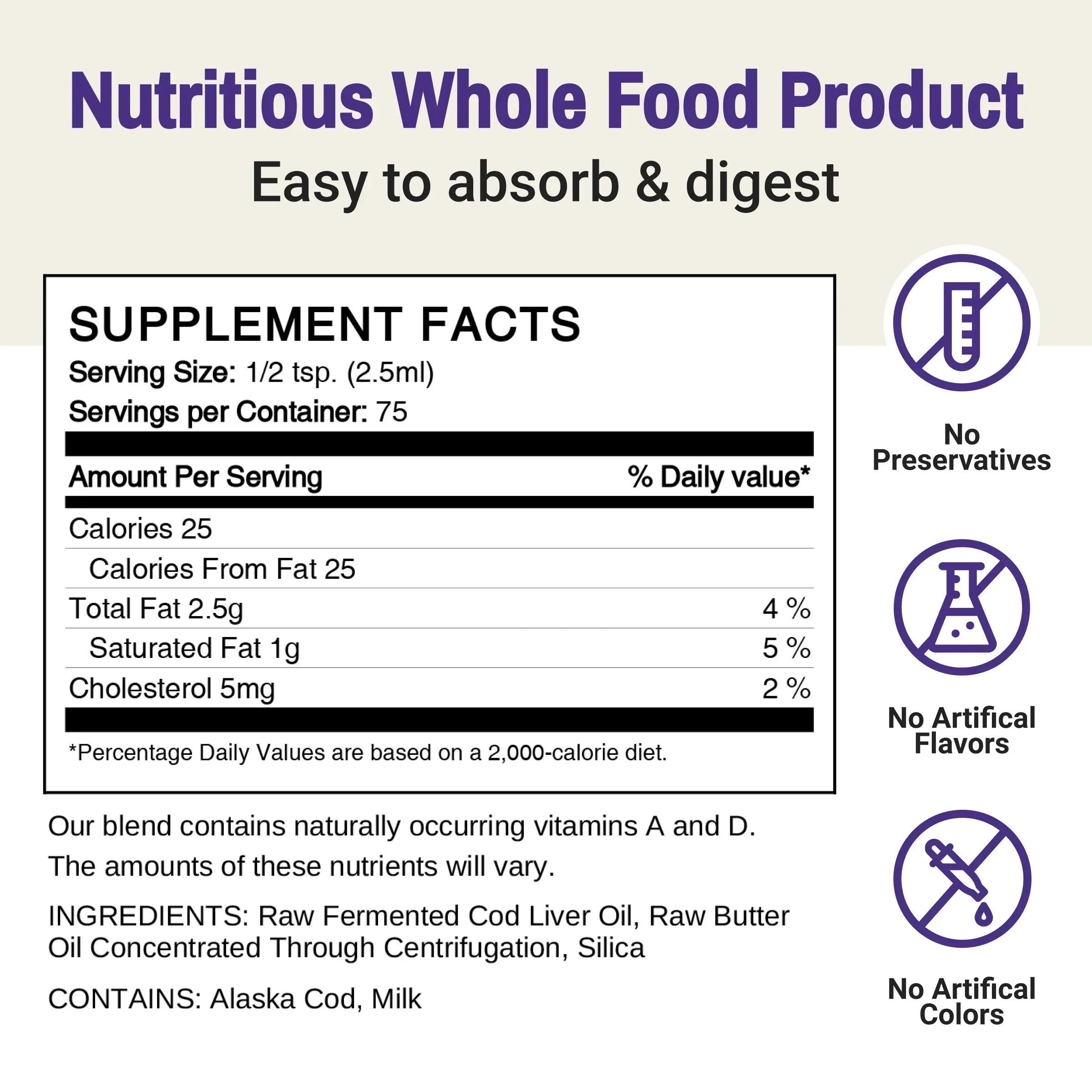 Fermentierter Lebertran & Butteröl Gel – Natürlich