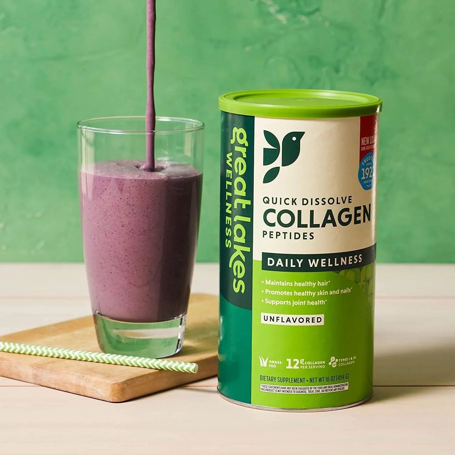 Gehydrolyseerd collageen van grasgevoerde runderen in verpakking