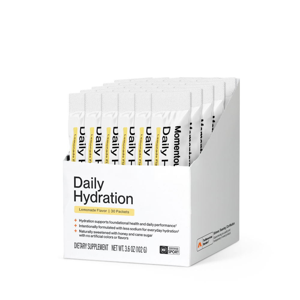 Momentous Daily Hydration verpakking en los sachet