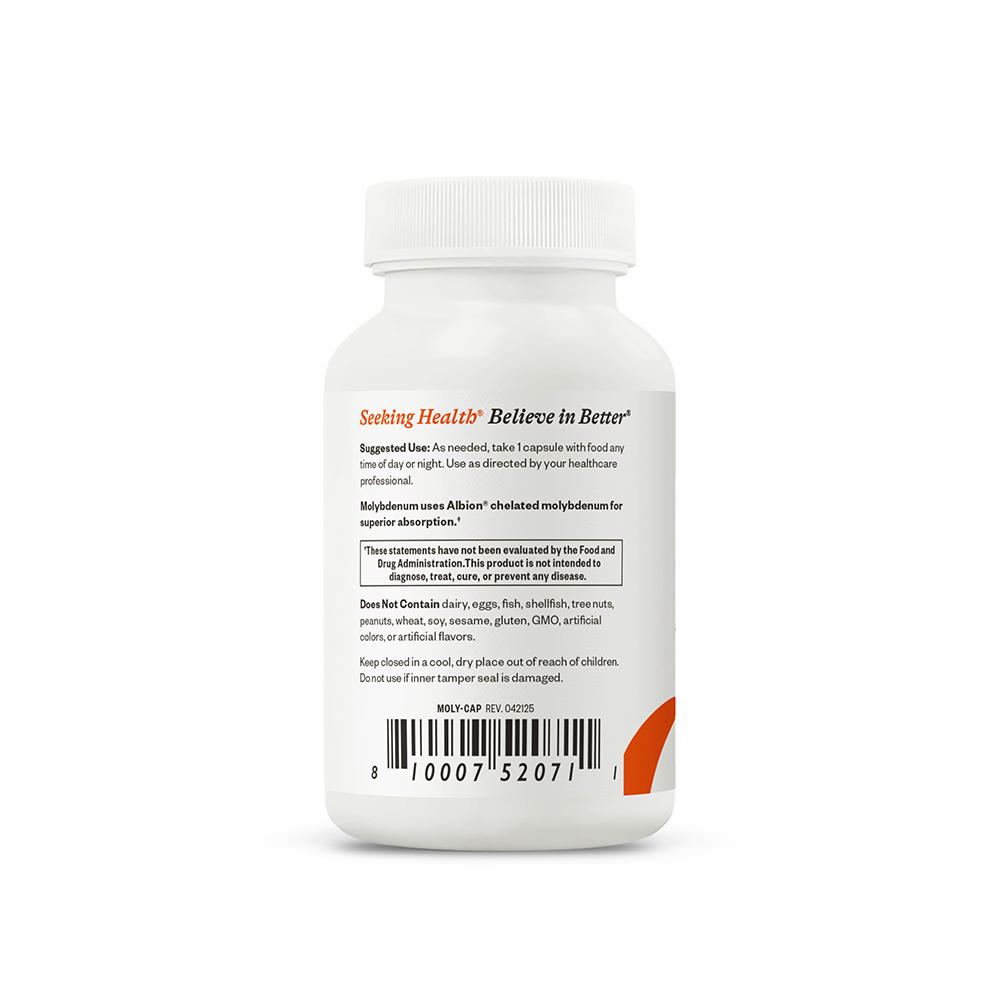 Molybdenum 500 mcg - Molybdeen glycinaat - 90 capsules