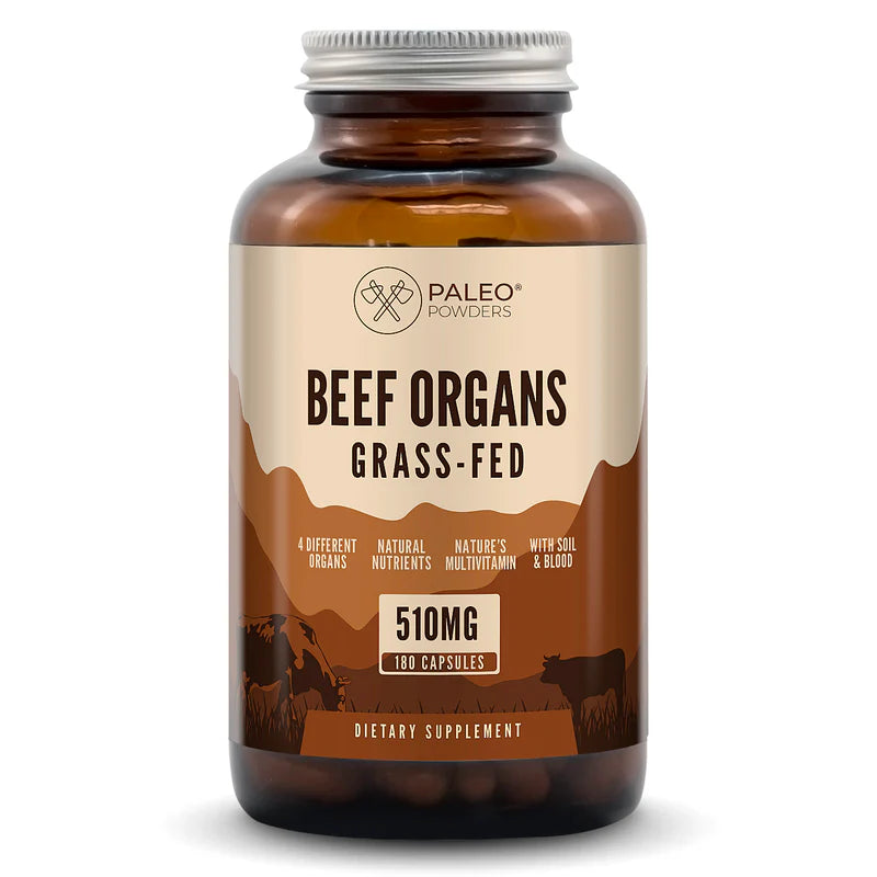 Rinder Organ Mix – Grasgefüttert – 180 Kapseln