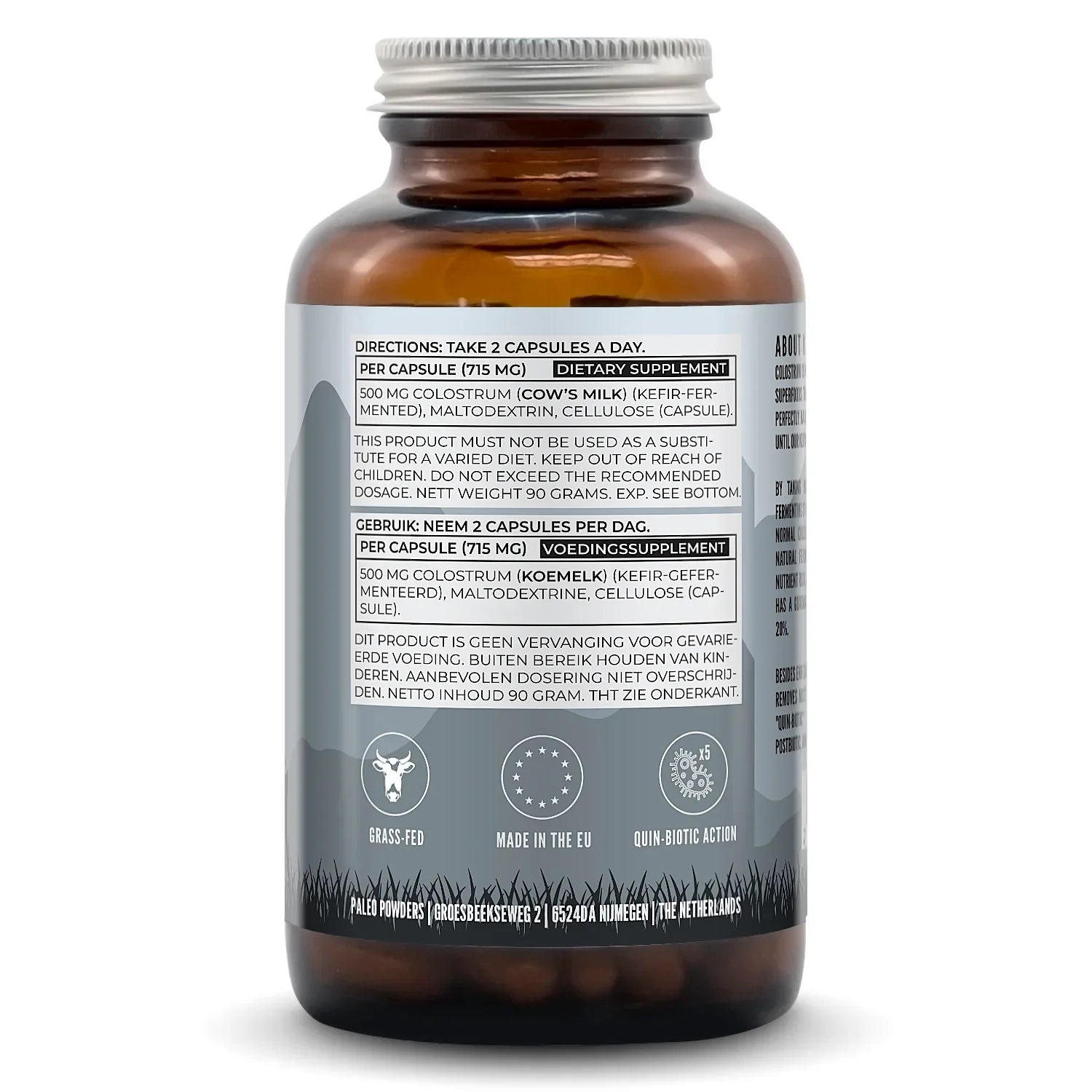 Colostrum - Kefir fermentiert - 120 Kapseln