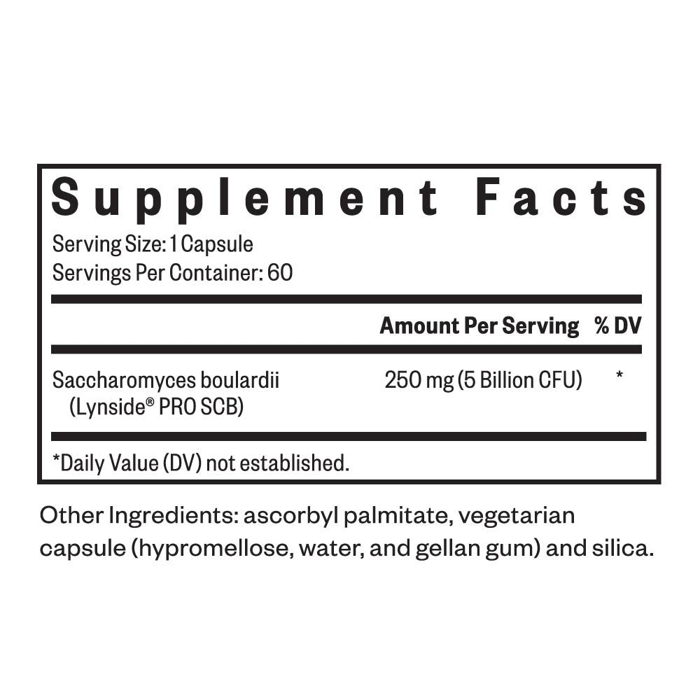 Saccharomyces Boulardii - 60 capsules