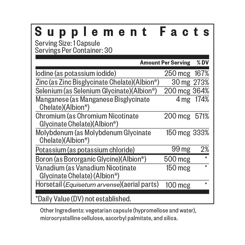 Trace Minerals Complex II - 30 capsules
