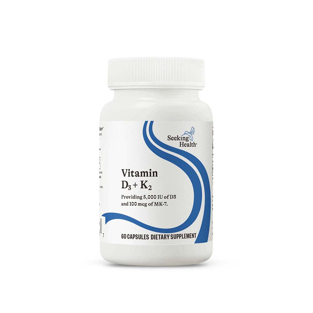Vitamine D3 + K2 - 60 capsules