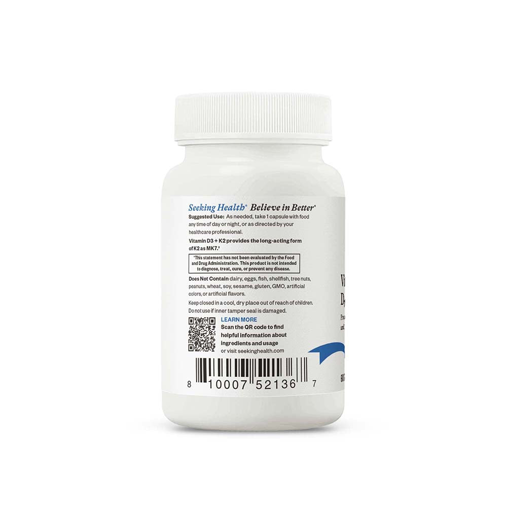 Vitamine D3 + K2 - 60 capsules