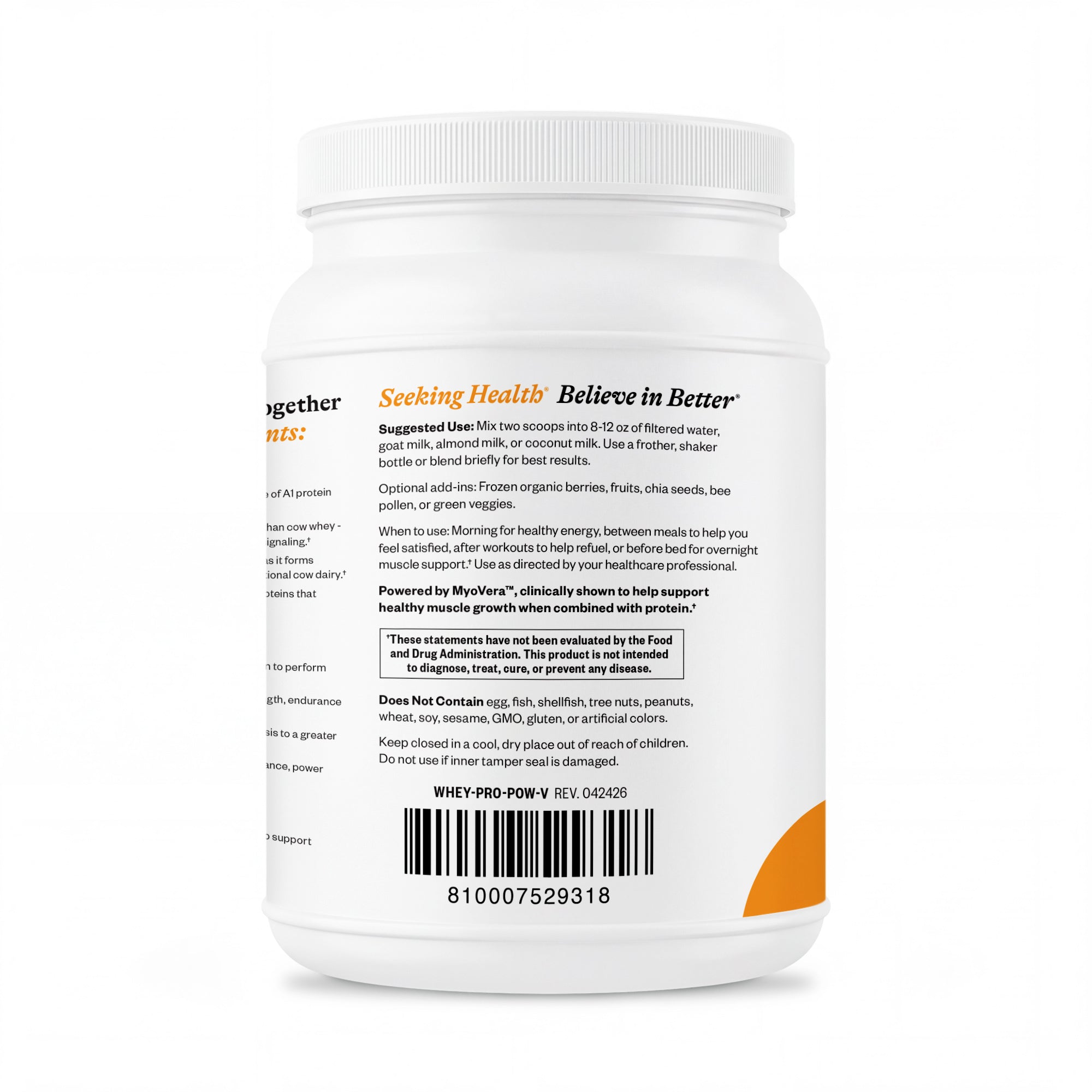 Optimal Whey Protein Vanille - 492 gram