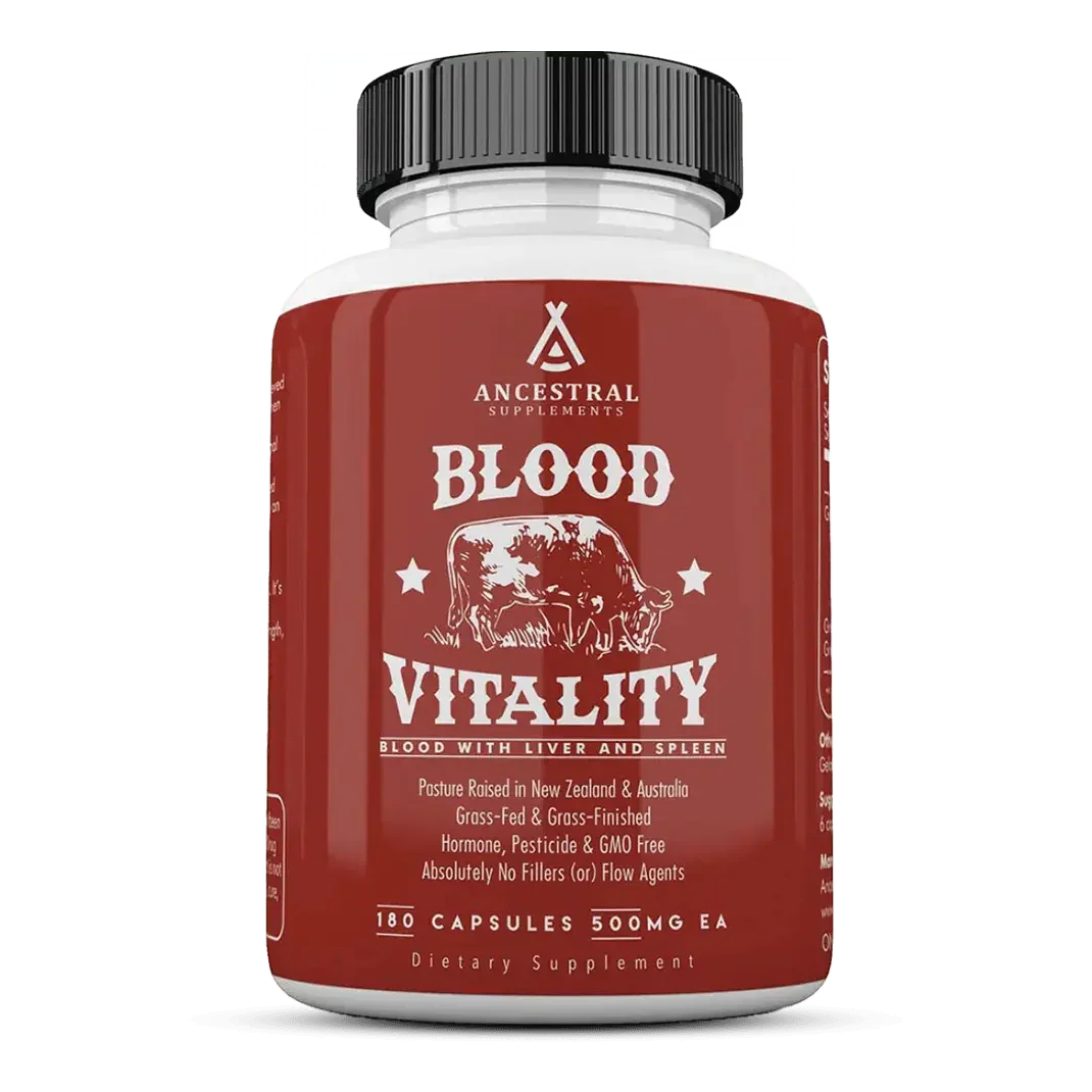 Runderbloed - Blood Vitality - Grasgevoerd - 180 capsules