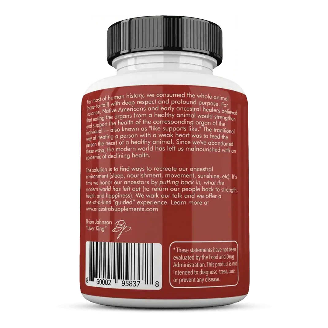 Runderbloed - Blood Vitality - Grasgevoerd - 180 capsules
