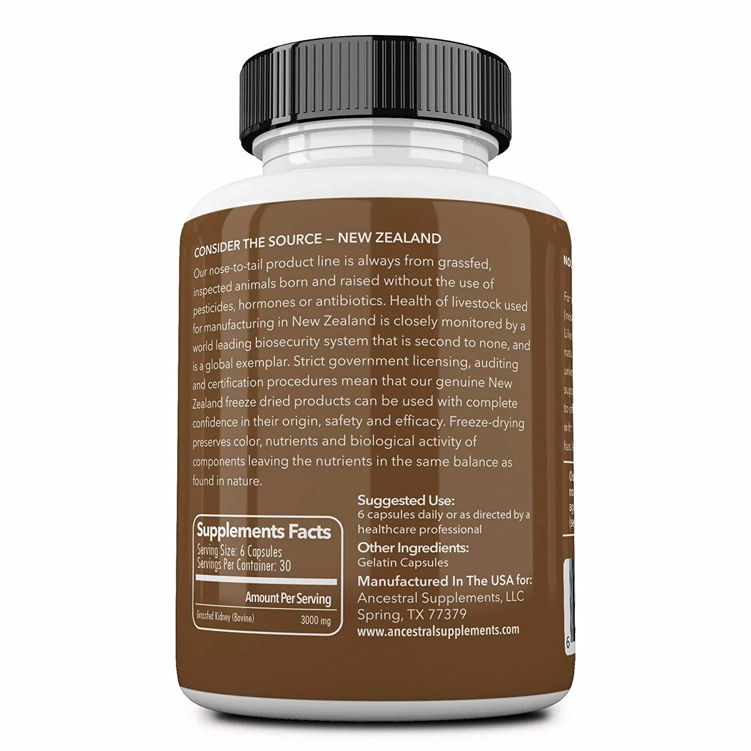 Rundernieren - Grasgevoerd - 180 capsules - Ergomax