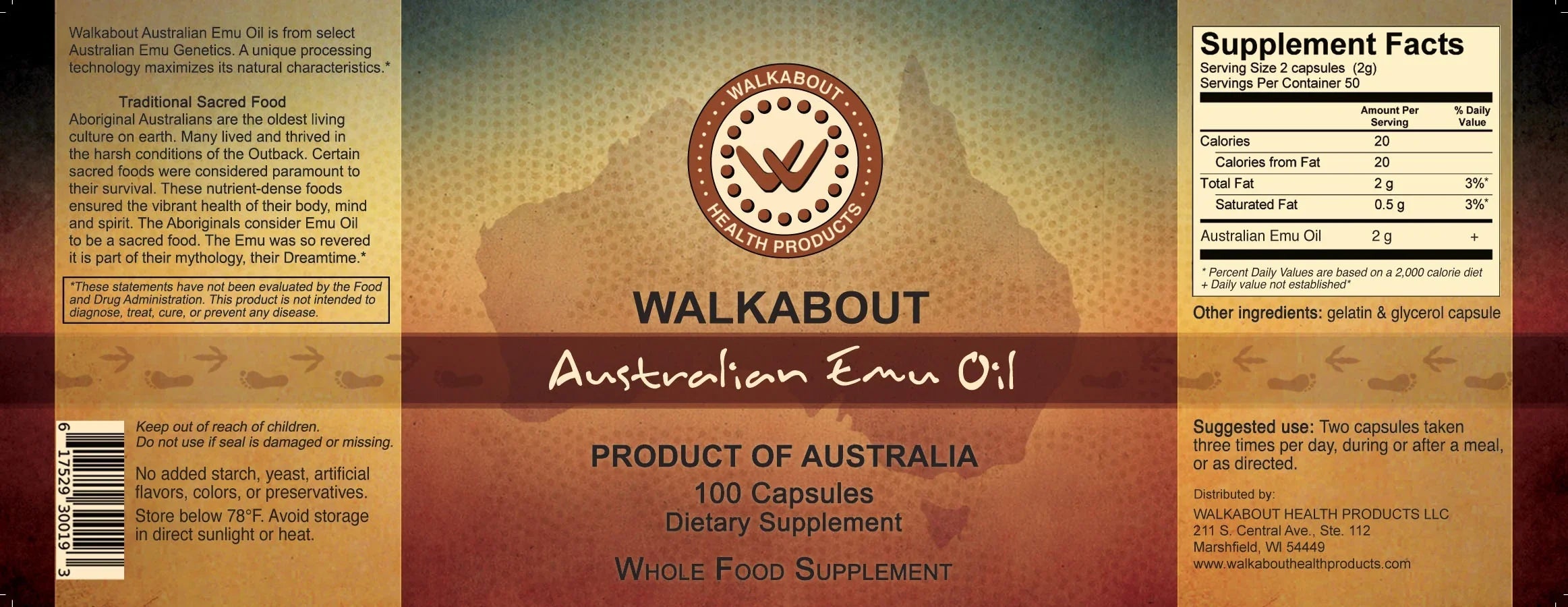 Emoe Olie - 100 capsules - Ergomax