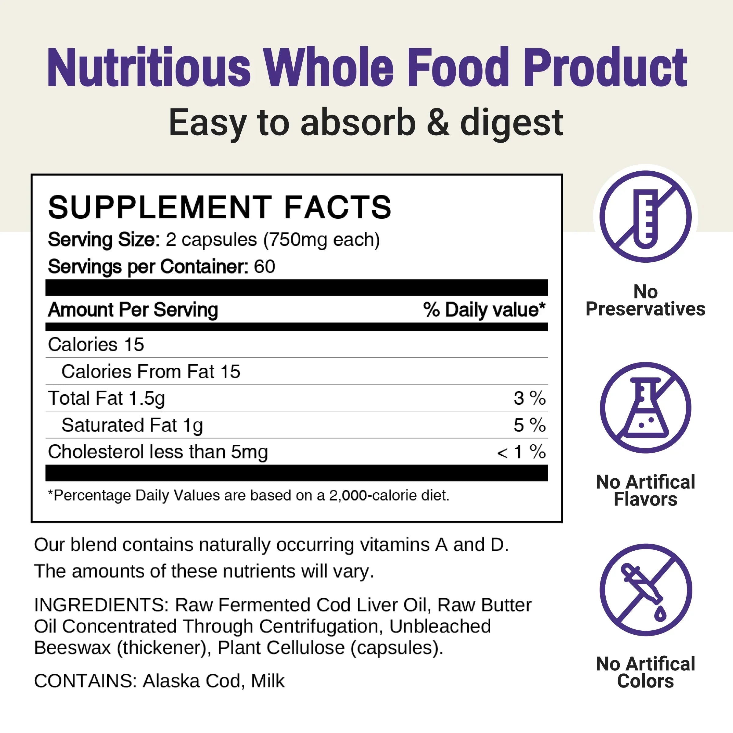 Fermentierter Lebertran & Butteröl - Kapseln