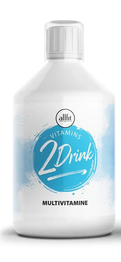 Vloeibare multivitaminen supplement in fles