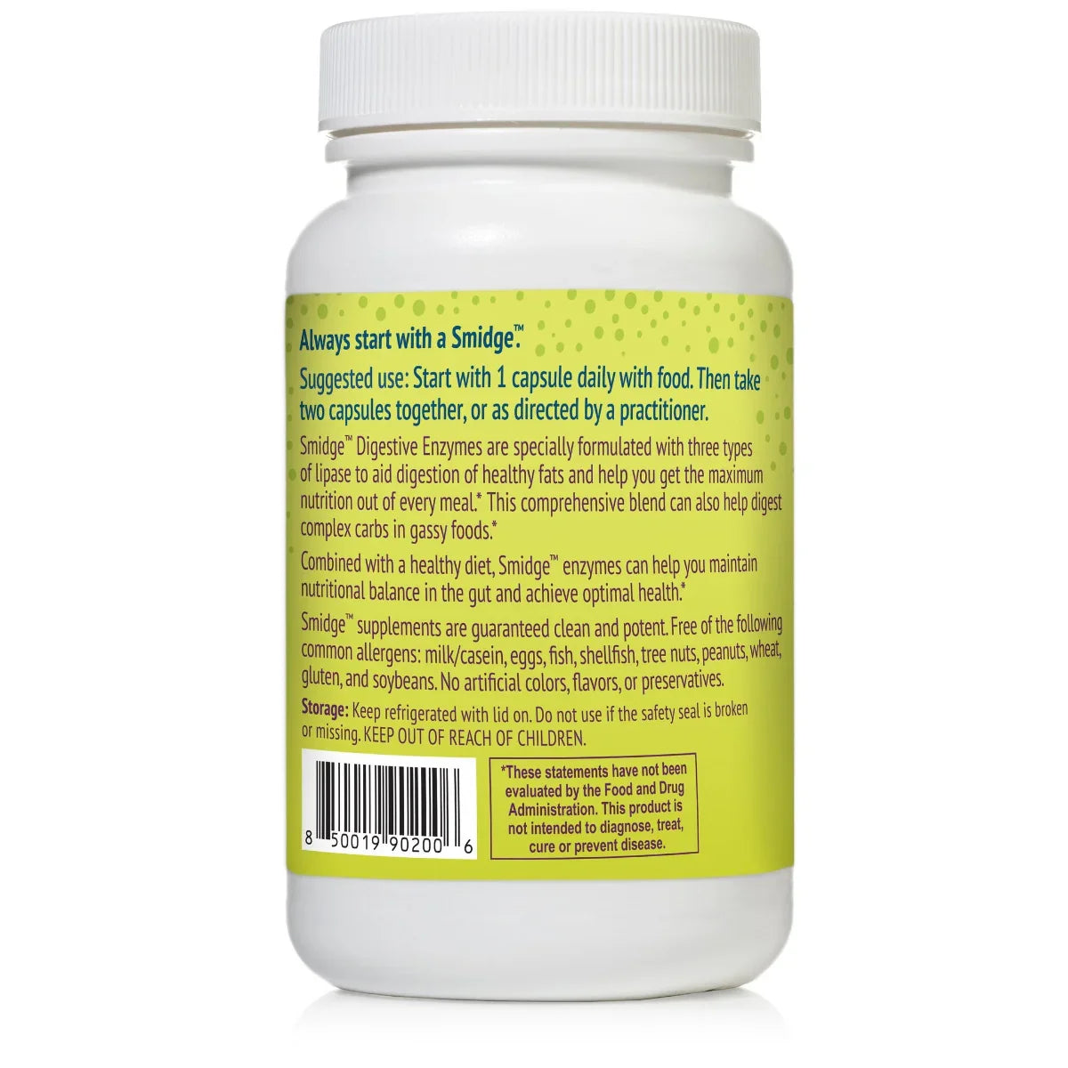 Spijsverteringsenzymen supplement in verpakking