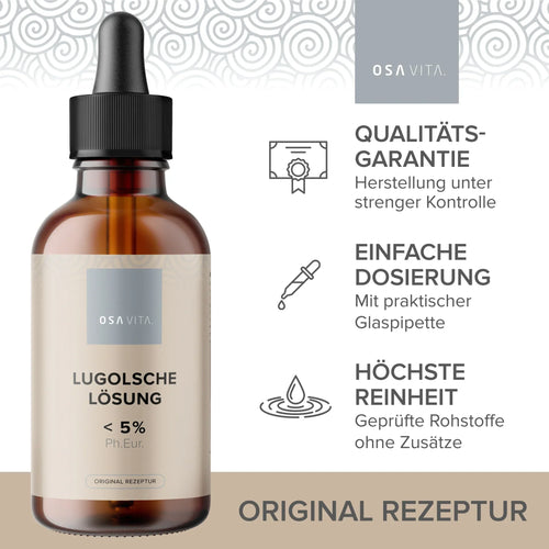 Lugol's Jod 5 % - Lugol-Lösung - 100 ml