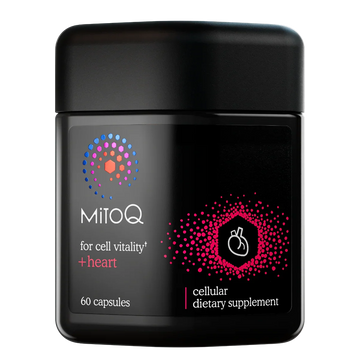 MitoQ Hart supplement in verpakking
