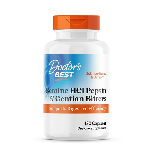 Betaine HCL & Pepsin - 120 Kapseln