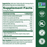 Etikett mit Nährwerttabelle von Skin, Nails & Hair 2™ Supplement