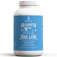 Ancestral Supplements Grassfed Beef Lung, pot met 180 capsules