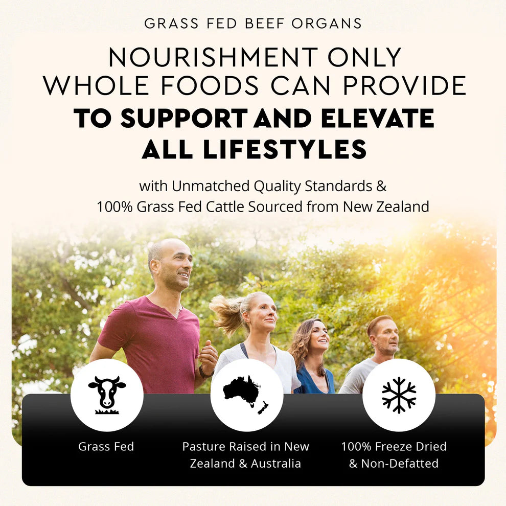 Rinder-Organmischung - Grassgefüttert - 180 Kapseln