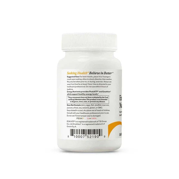 Energy Nutrients zuigtabletten – verpakking met 30 tabletten
