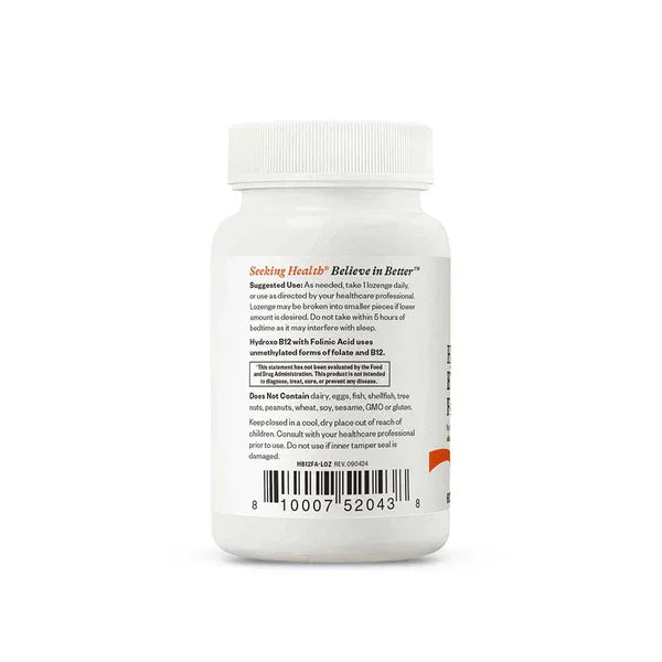 Hydroxo-B12 met folinezuur zuigtabletten – verpakking met 60 tabletten