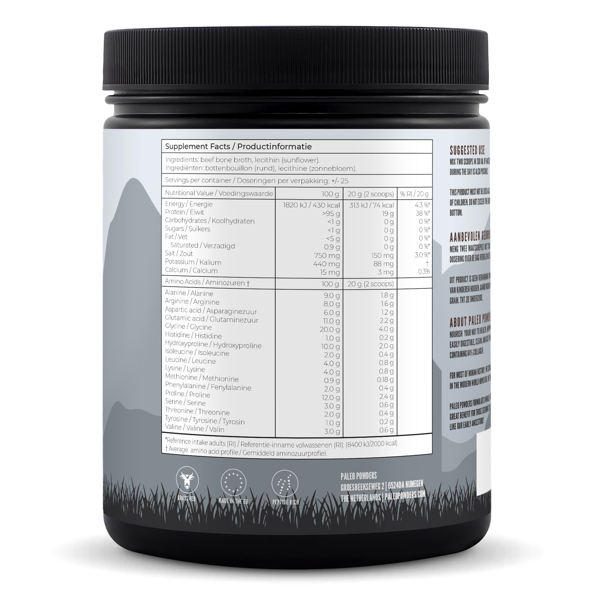 Kefir Whey - Fermentiertes Proteinpulver - 500 Gramm