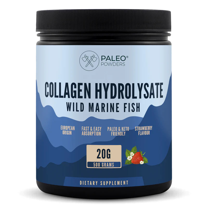 Kollagen-Hydrolysat - Wild gefangener Fisch - Erdbeere - 500g