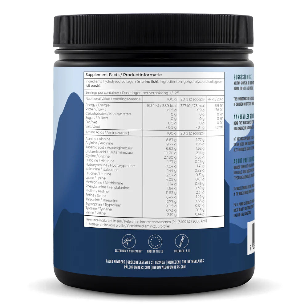 Kollagen Hydrolysat - Wildgefangener Fisch - 500 Gramm