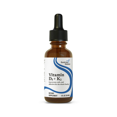 Vitamin D3 + K2 Tropfen - 500 IE / 50 mcg MK-4 pro Tropfen - 30 ml