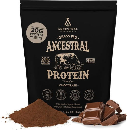 Ancestral Proteinpulver - Grasgefüttert - Schokolade - 744 Gramm