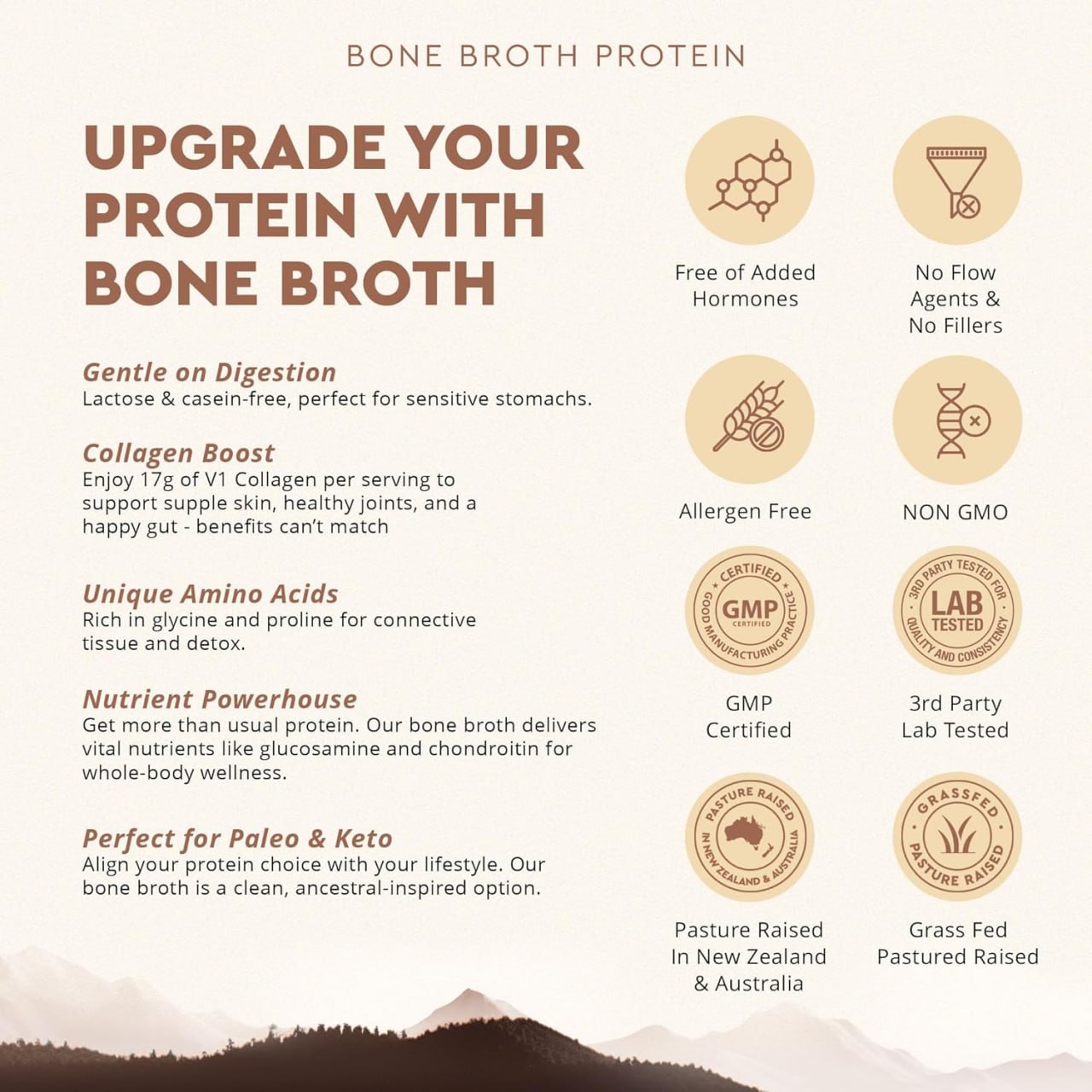 Ancestral Proteinpulver - Grasgefüttert - Mokka - 787 Gramm