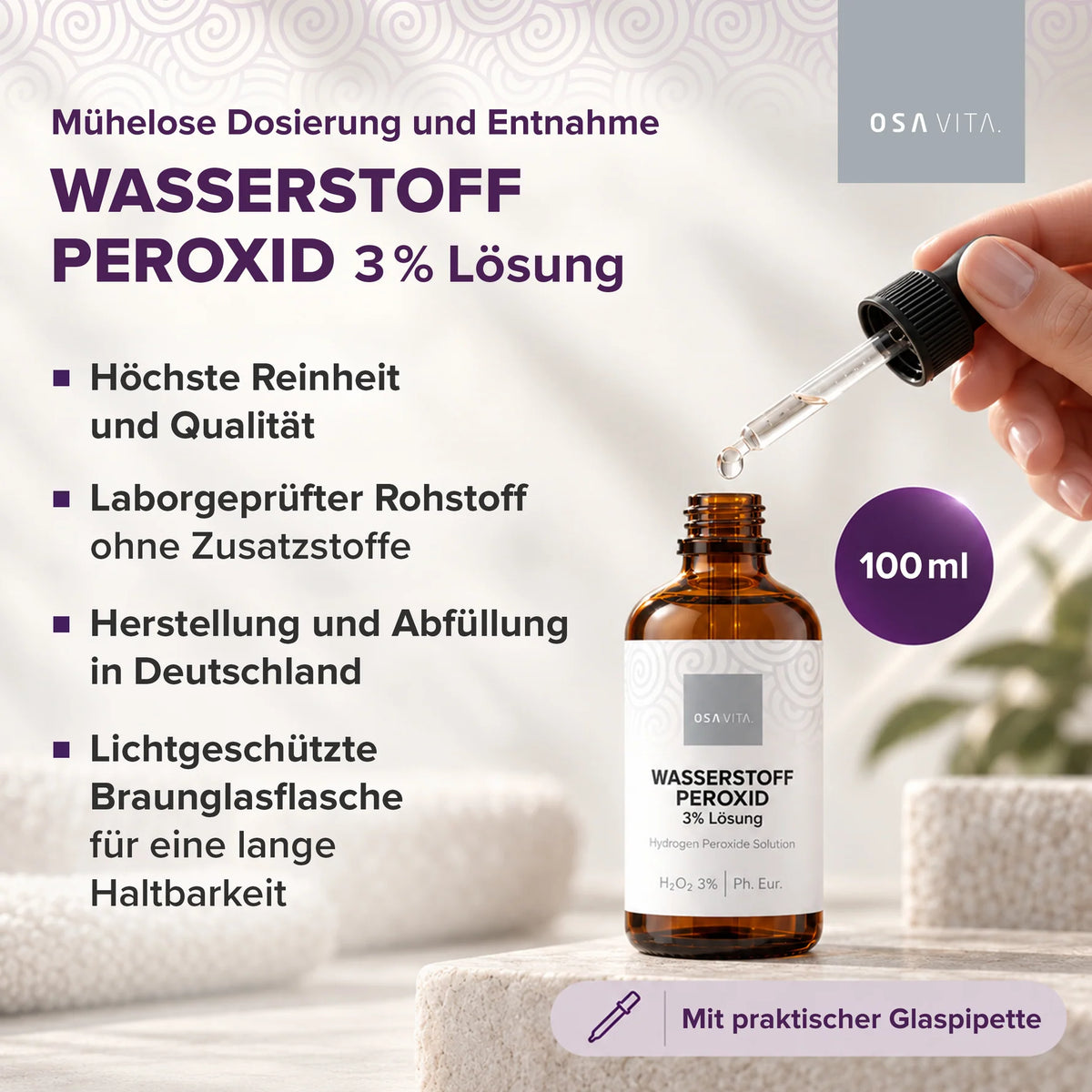 Waterstofperoxide-oplossing 3% - 100 ml