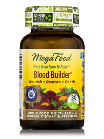 MegaFood - Blood Builder - Natürlicher Blut Komplex - 30 Tabletten