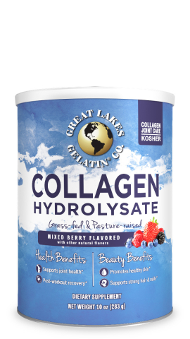Gelatine (grasgefüttert) - Collagen Hydrolysat - Beerengeschmack