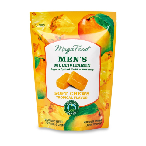 Men's Multivitamine Soft Chew Gummies - Tropical