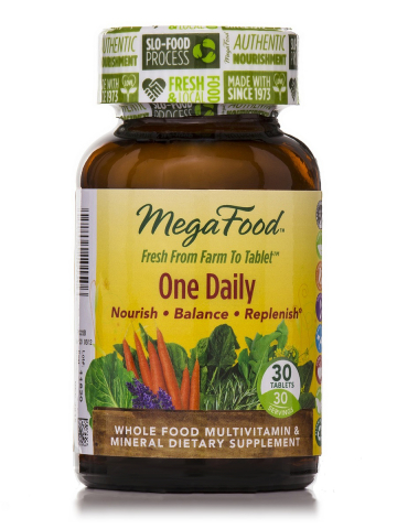 MegaFood - One Daily - Natürliches Multivitamin - 30 Tabletten