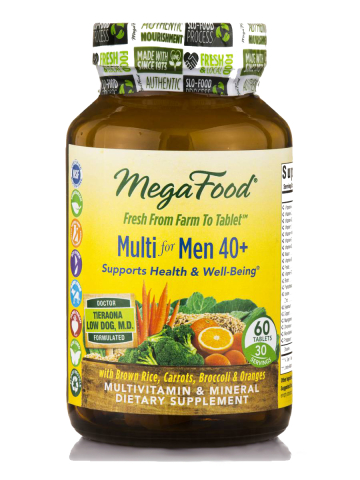 Megafood - Natürliche Multivitamine für Männer 40+