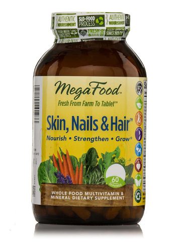 MegaFood - Skin, Nails & Hair Multivitamine und Mineralien - 60 Tabletten