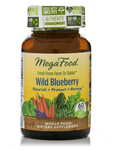 MegaFood - Wild Blueberry - Heidelbeere - 60 Kautabletten