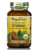 MegaFood - Natürliches Vitamine E & Selenium - 60 Tabletten